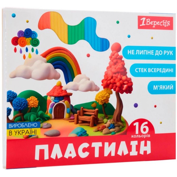 Фото - Пластилін класичний 1 Вересня Classic (540676)